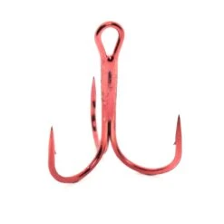 Mustad TR58 KVD Elite Red Round Bend Treble 6 Pack