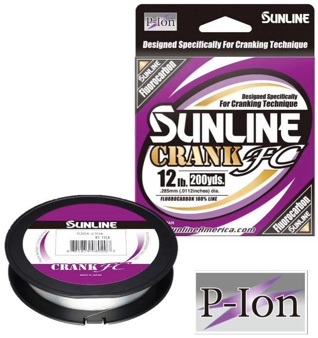 Sunline Crank FC Fluorocarbon Line 200 Yards
