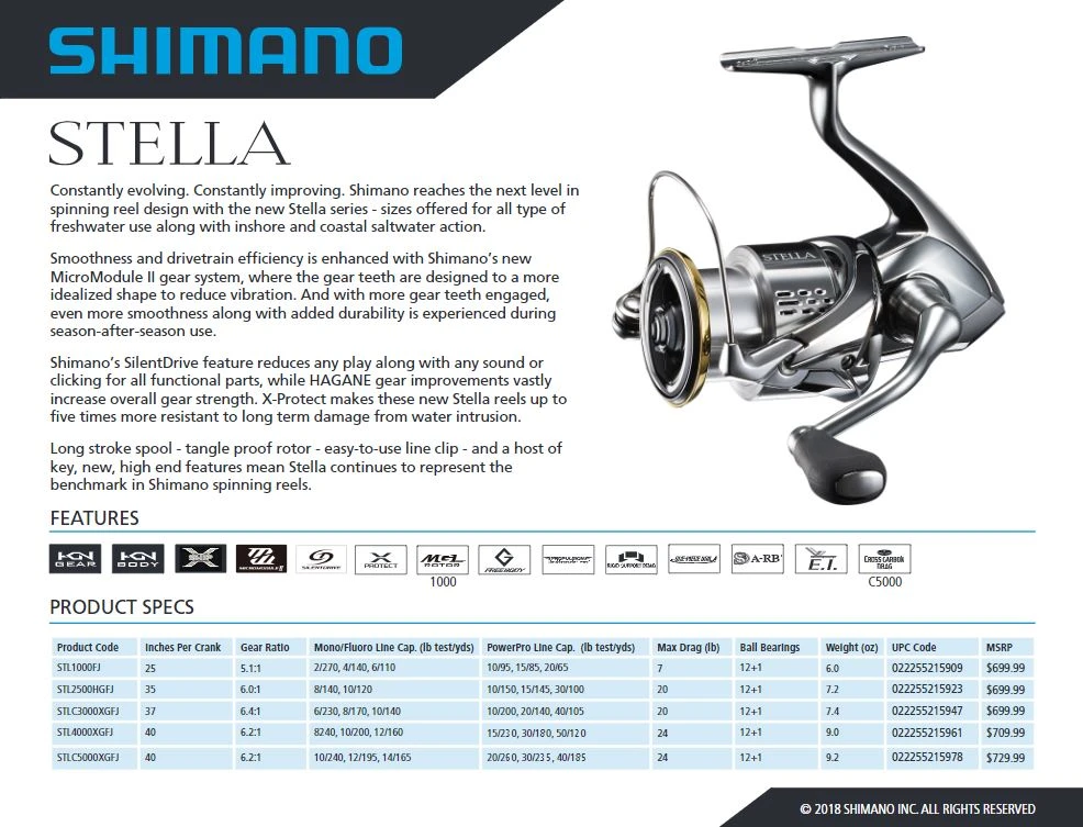 Shimano Stella FJ Spinning Reels - Image 5