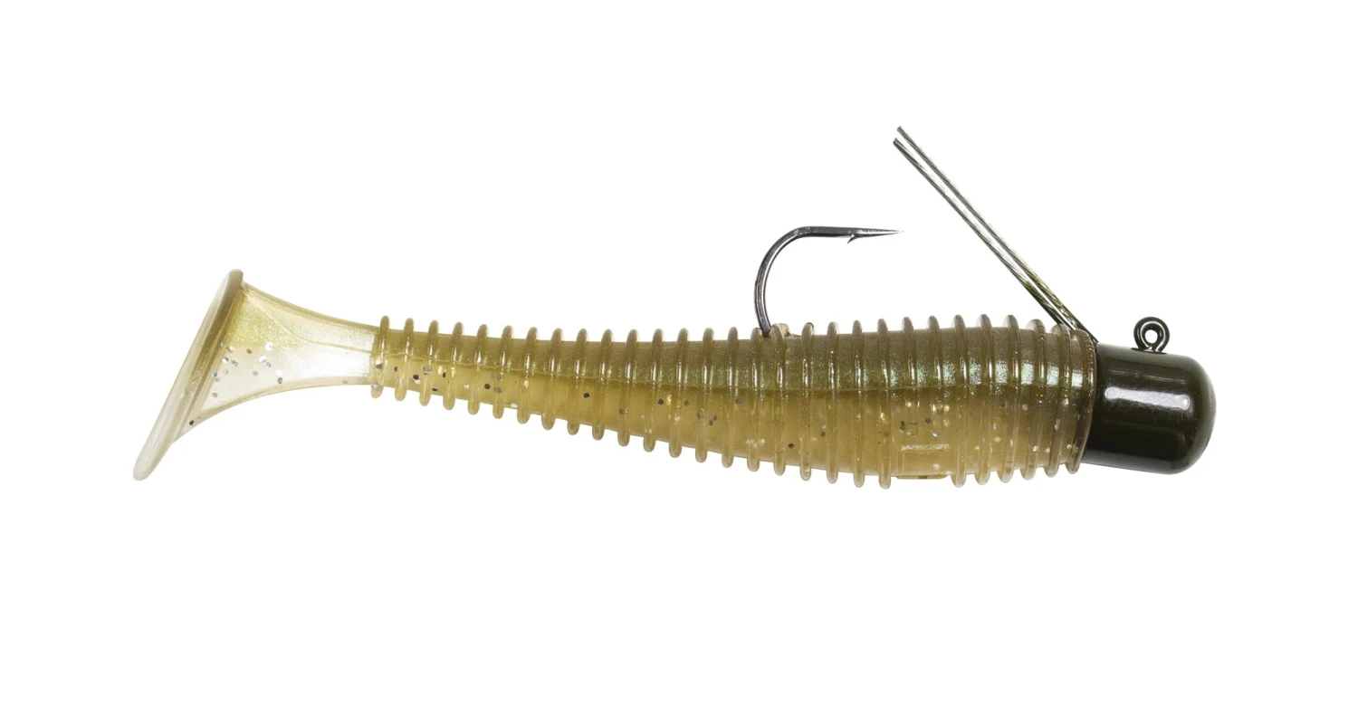 Lunkerhunt Pre-Rigged Finesse Swimbait 3 Inch Paddle Tail Swimbait - Image 7