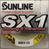 Sunline SX1 Braid High-Vis Yellow Leader 125 Yd