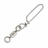 Rosco Nickel Coastlock Snap Swivel
