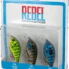Rebel Bluegill Squarebill Crankbait 3-Piece Variety Pack