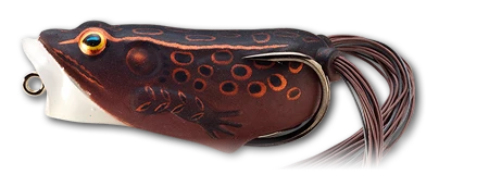 LIVETARGET Popper Frog Hollow Body Topwater Frog - Image 7