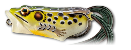 LIVETARGET Popper Frog Hollow Body Topwater Frog - Image 10