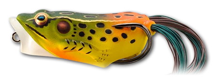 LIVETARGET Popper Frog Hollow Body Topwater Frog - Image 12