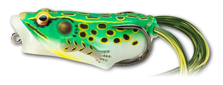 LIVETARGET Popper Frog Hollow Body Topwater Frog - Image 14