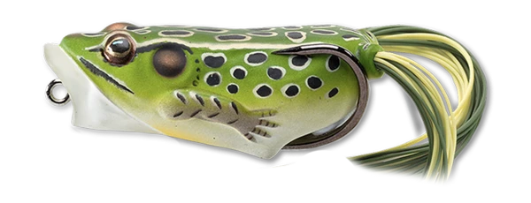 LIVETARGET Popper Frog Hollow Body Topwater Frog - Image 16