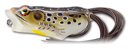 LIVETARGET Popper Frog Hollow Body Topwater Frog - Image 18