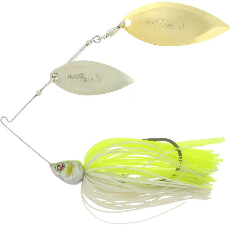 River2Sea Ish Monroe Bling Double Willow Spinnerbait 3/8 Oz. - Image 8