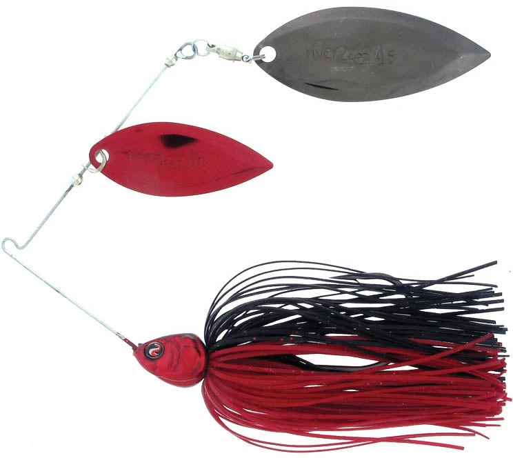 River2Sea Ish Monroe Bling Double Willow Spinnerbait 1/2 Oz. - Image 3