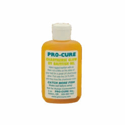 Pro-Cure Chartreuse Glow UV Baitfish Oil 2 Oz.