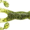 Z-Man Pop FrogZ 4 Inch Soft Plastic Popper Frog 4 Pack