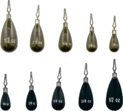 Departure Outdoors Tungsten Tear Drop Shot Weights