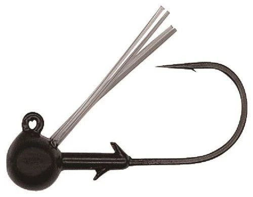 Hayabusa Brush Easy Round Ned Rig Jig Head W/ Weed Guard 4 Pack